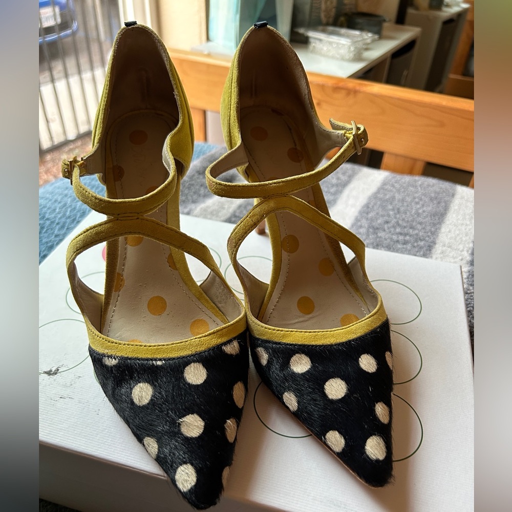Boden Navy heels 7.5